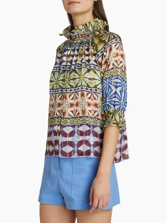 Ramy Brook Tops - Ramy Brook Chela Printed Silk Blouse NWT